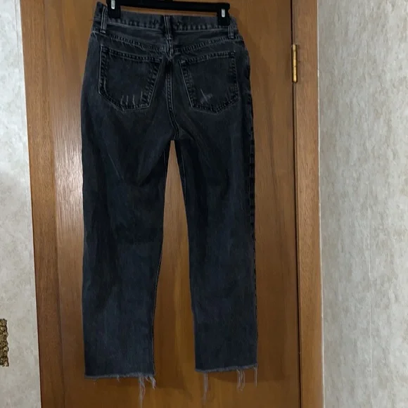 Womens Forever 21 Black Holey Jeans - Picture 4 of 5